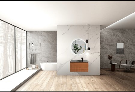 Зеркало Black&White Universe 80 9180000 с подсветкой с сенсорным выключателем 