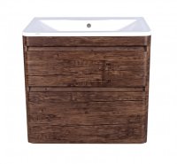 Тумба подвесная "Атлантика 70", Люкс старое дерево, PLUS