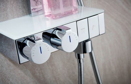 Душевая система Black&White Universe U7855 78550U с термостатом Хром 