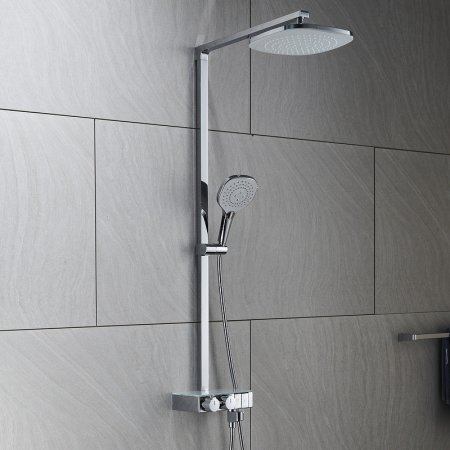 Душевая система Black&White Universe U7855 78550U с термостатом Хром 