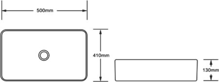 Раковина SantiLine SL-7020 светло-серый мрамор 