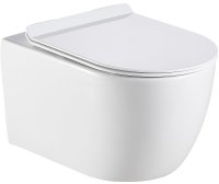 Унитаз Creto Logan L1 1001-001-L1W подвесной Белый с сиденьем Микролифт