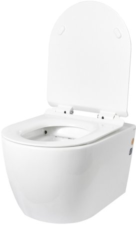 Унитаз Creto Logan L1 1001-001-L1W подвесной Белый с сиденьем Микролифт 