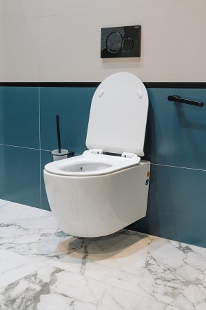 Унитаз Creto Logan L1 1001-001-L1W подвесной Белый с сиденьем Микролифт 