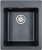Мойка кухонная Paulmark Leer PM104249-BLM черный металлик 