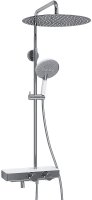 Душевая система WasserKRAFT A113.117.059.CH Thermo с термостатом Хром Белая