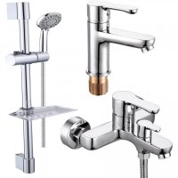 Комплект для ванной комнаты 3 в 1 ViEiR V233573 Хром