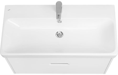 Тумба под раковину Aquaton Оливия 90 1A254401OL010 подвесная Белая матовая 