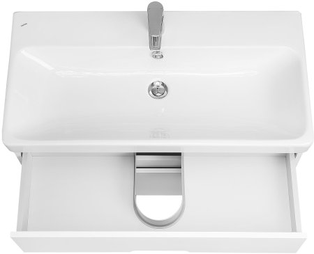 Тумба под раковину Aquaton Оливия 90 1A254401OL010 подвесная Белая матовая 