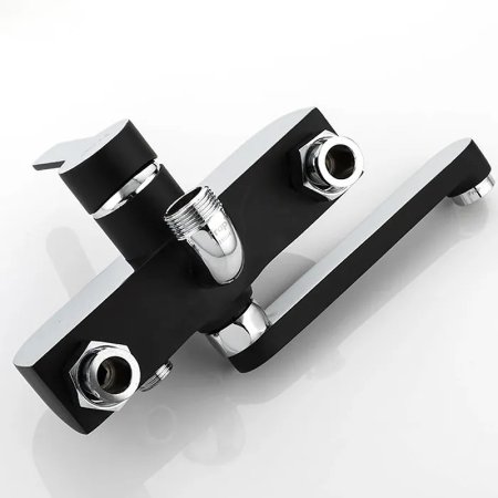 Душевая система Frap F2442 Черная матовая Хром 