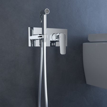 Гигиенический душ со смесителем Teska Elsa Pro BTK6406 Хром 