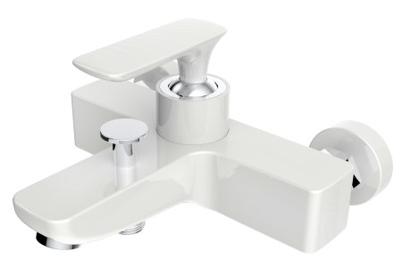 Смеситель для ванной AltroBagno Aperto 0208 Bi белый 
