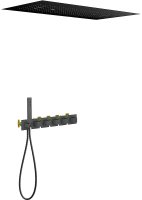 Душевая система Timo Petruma SX-5329/03SM с термостатом Черная