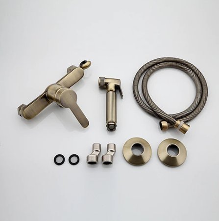 Гигиенический душ со смесителем Frap H41 F2041-4 Бронза 