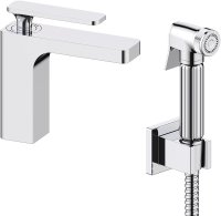 Смеситель Timo Torne 4360/00G для раковины, с гигиеническим душем