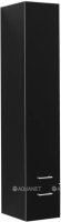 Шкаф-пенал для ванной Aquanet Верона 30 черный (подвесной)