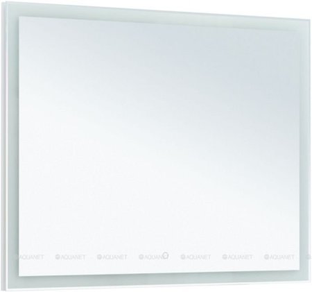 Зеркало Aquanet Гласс 120 белый LED 