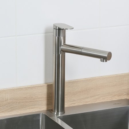 Смеситель для кухни Melana Stello F610303 Сатин 