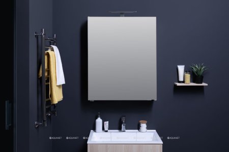 Зеркало-шкаф Aquanet Алвита 70 ясень коимбра 