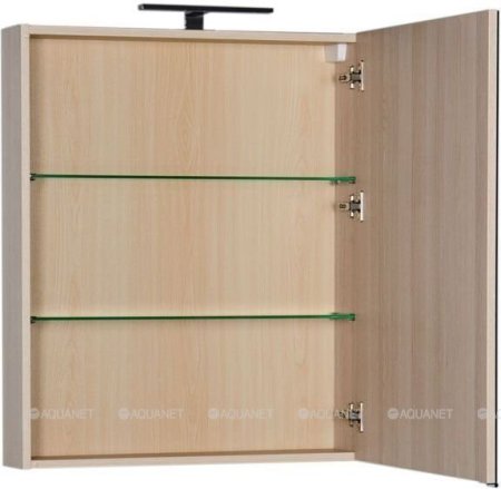 Зеркало-шкаф Aquanet Алвита 70 ясень коимбра 
