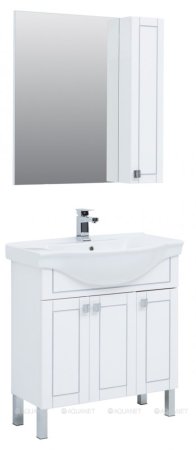 Зеркало-шкаф Aquanet Эрвин 80 белый 