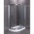 Душевой уголок Esbano ESD-8027AR с поддоном 120x80 см, профиль хром, стекло рифленое 