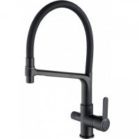 Смеситель для кухни с гибким изливом HANSEN HL15075CC Черный