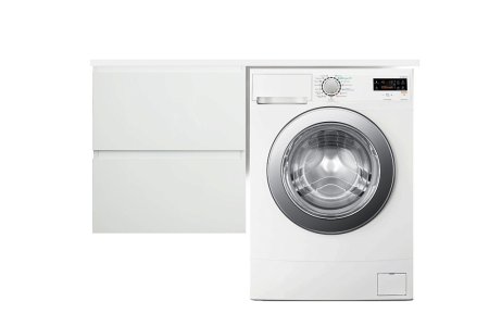 Тумба с раковиной Эстет Dallas Luxe 140 L подвесной 2 ящика 