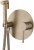 Гигиенический душ со смесителем Abber Emotion AF8826G Золото матовое 