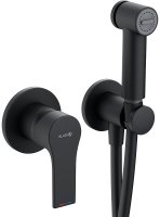 Гигиенический душ со смесителем Kludi Zenta SL 489983965 Черный матовый