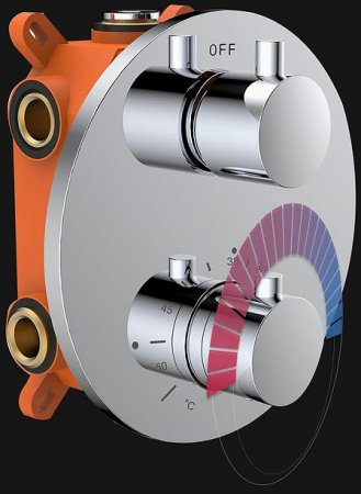 Душевая система Vincea VSFW-104TCH с термостатом Хром 