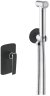 Гигиенический душ со смесителем Rose R1305H, черный 