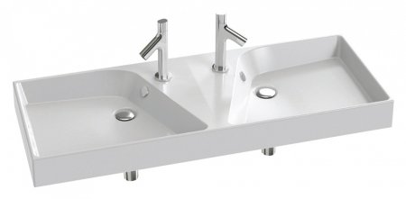 Раковина Jacob Delafon Rythmik EXM112-Z 120 см двойная 