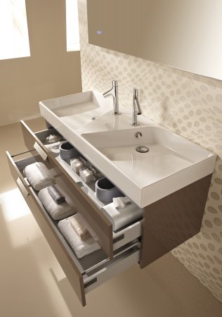 Раковина Jacob Delafon Rythmik EXM112-Z 120 см двойная 