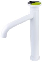 Смеситель для раковины Bronze de Luxe 9008W-Y, белый/желтый