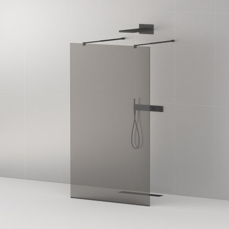 Душевая перегородка Cezares Liberta-L-2-90-GR-NERO 