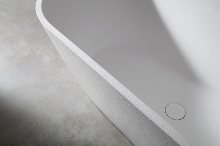 Ванна из искусственного камня Abber Frankfurt 170x75 AM9941 Белая без гидромассажа 