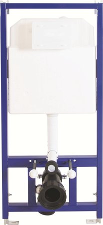 Система инсталляции для унитазов Berges Wasserhaus Novum L3 с кнопкой смыва хром 