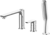 Смеситель на борт ванны BelBagno Ancona ANCONA-BVD3-CRM Хром