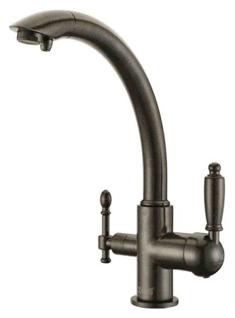 Смеситель для кухонной мойки Zorg Clean Water ZR 314 YF-33 антрацит 