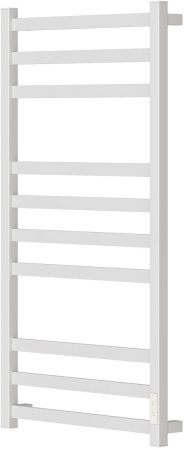 Полотенцесушитель электрический Point Меркурий PN83850W П10 500x1000, диммер справа, белый 