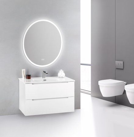 Зеркало BelBagno 75 SPC-VST-750-900-LED-TCH-WARM с подсветкой с подогревом с сенсорным выключателем 