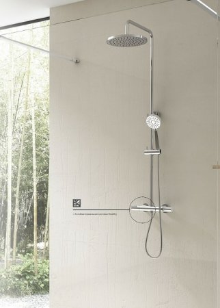 Душевая система Teka Healthy 182300200 с термостатом Хром 