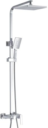 Душевая система Rose R1636F, белый/хром 