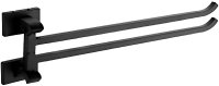 Полотенцедержатель Gappo G0712-6 поворотный Черный матовый