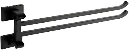 Полотенцедержатель Gappo G0712-6 поворотный Черный матовый 