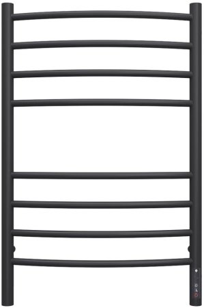 Полотенцесушитель электрический Terminus Классик П8 50х80 КС, черный муар 