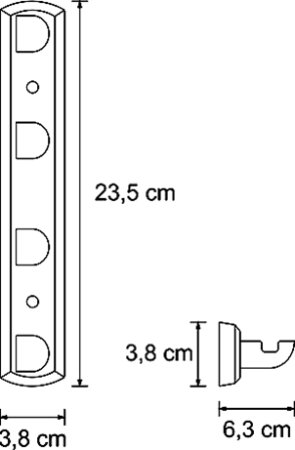 Крючок WasserKRAFT Kammel K-8374 