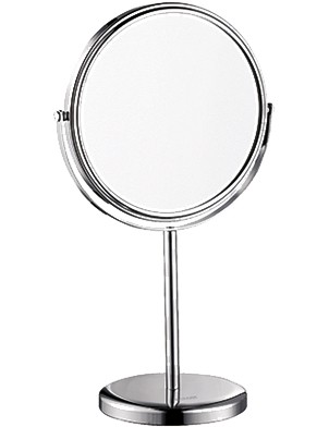 Косметическое зеркало WasserKRAFT K-1003 двухстороннее, с 3-х кратным увеличением 