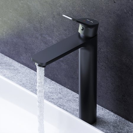 Смеситель для раковины AM.PM X-Joy F85A92022 Черный матовый 